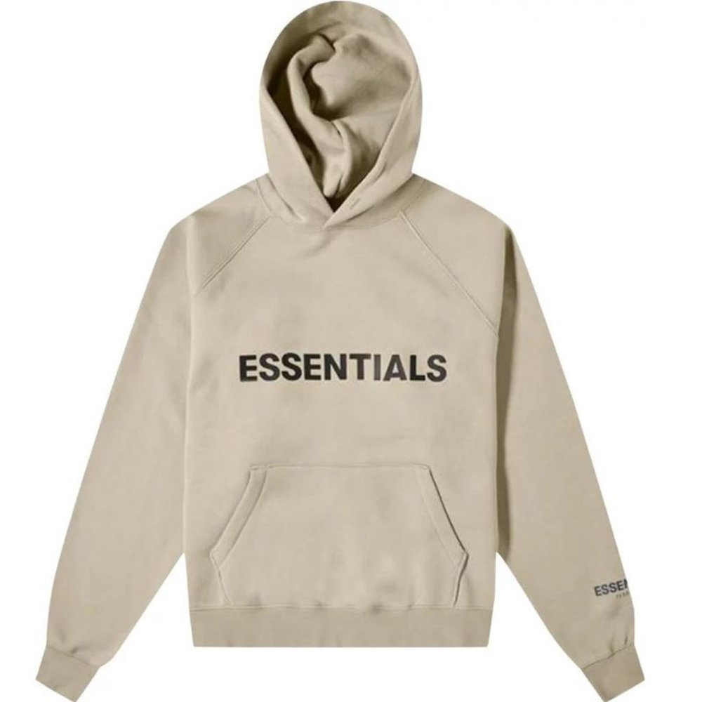 FEAR OF GOD ESSENTIALS HOODIE MEN'S XXS - TAN
